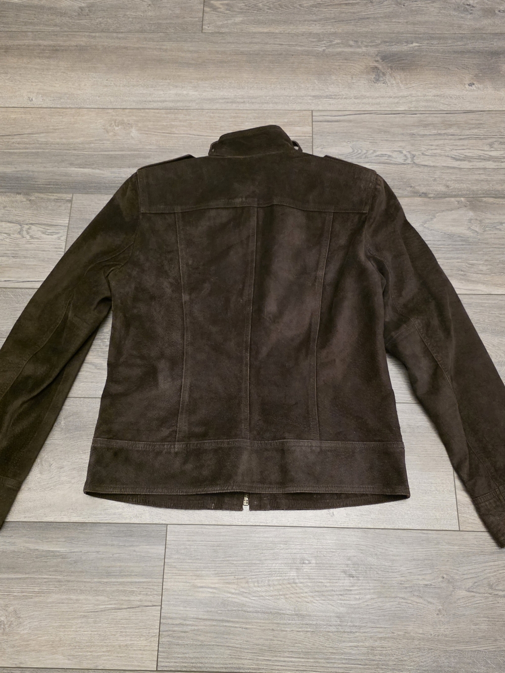 Anne Klein Brown Genuine Leather Suede Jacket - Woman’s Size Small - Picture 3 of 10